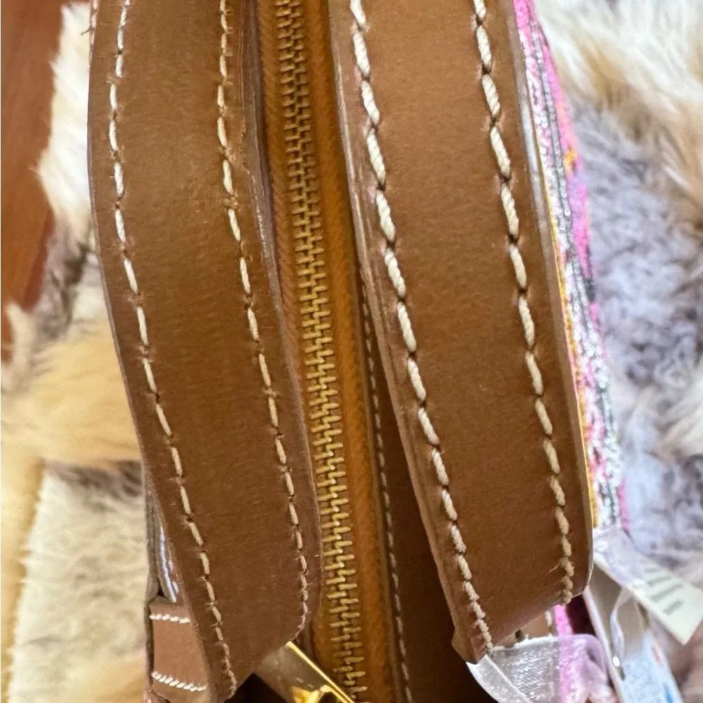 Pink Beaded Handbag handcrafted from India. NWT - Picture 5 of 9